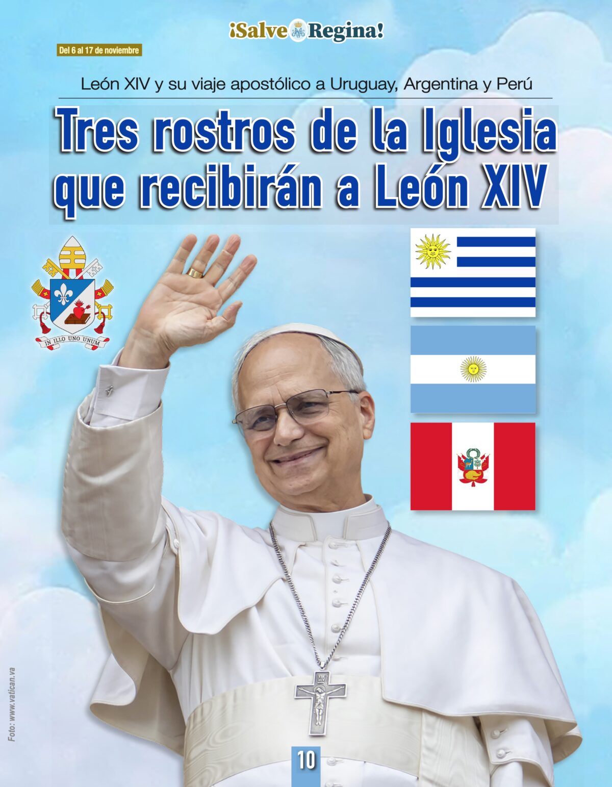 León XIV y su viaje apostólico a Uruguay, Argentina y Perú
